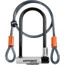 KRYPTONITE U-LOCK WITH KRYPTOFLEX CABLE 4 FEET